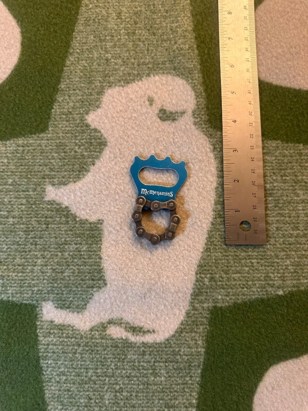 McMenamin’s- bike chain-bottle opener